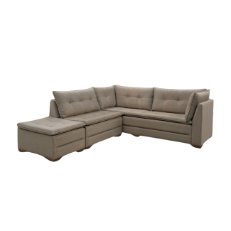 Sofa Canto 190 Chenile Linho