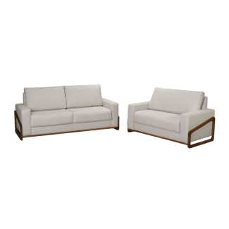 Sofa Fixo 630 2X3 lug Chenile Linho